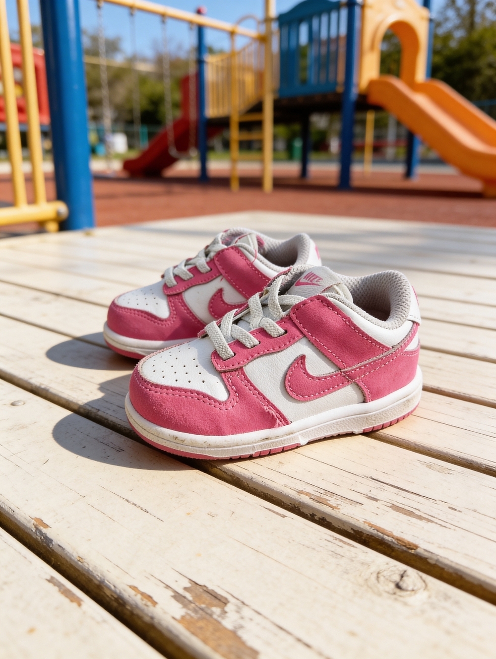 Girls Nike Slip-On Tennis Shoes – Hot Pink & White 💕